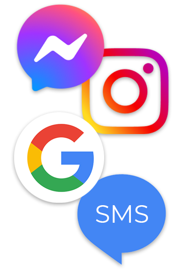 Social Icon Banner vertical